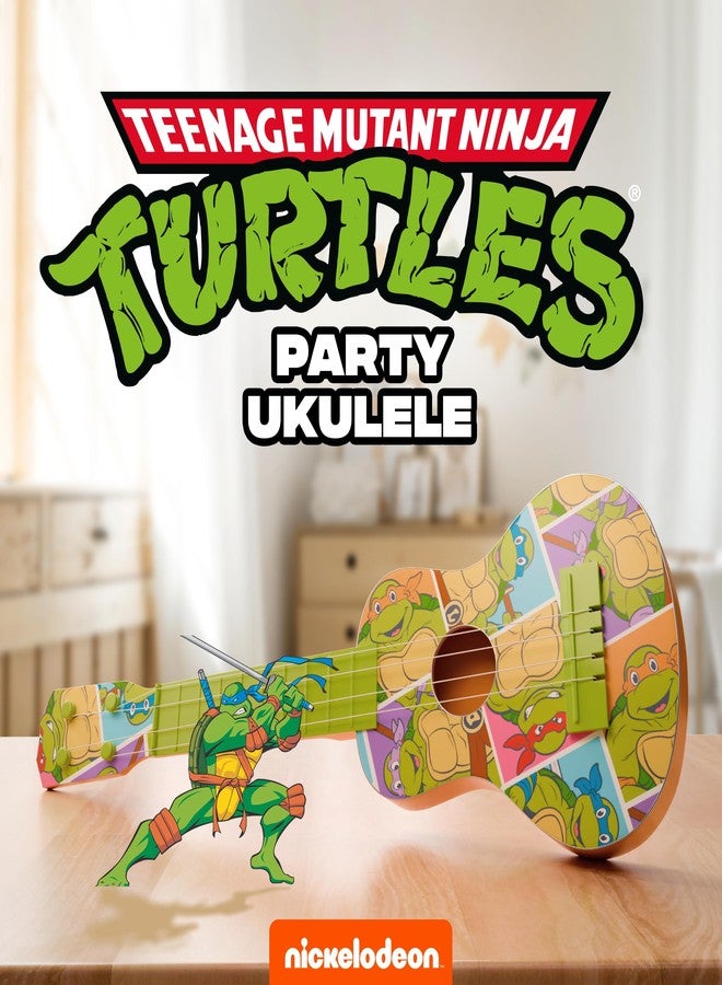 Lollipop TMNT Party Ukulele for Kids - Toddler Guitar Toy for Ages 3-5 - Beginner Instrument for Kids Perfect for Learning, Pretend Play, Parties, and Creative Musical Fun - Image 2